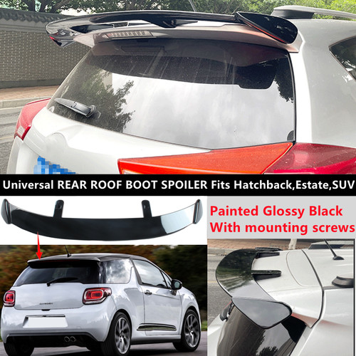 Universal glossy black rear - universal,