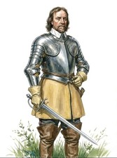 Oliver Cromwell  in battle