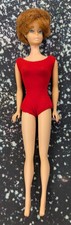 Vintage BARBIE BUBBLECUT 1960s Redhead American Girl Face Mattel American Girl