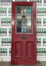 Stained glass front door - glass,