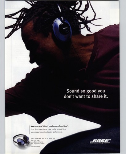 2002 vintage print bose - 2002,