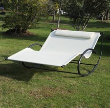2 Seater Garden Sun Lounger