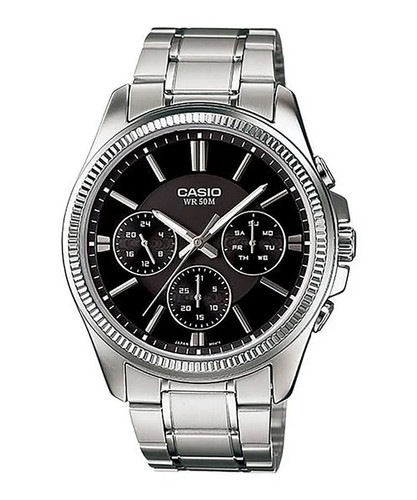 Casio enticer analog stainless - casio,