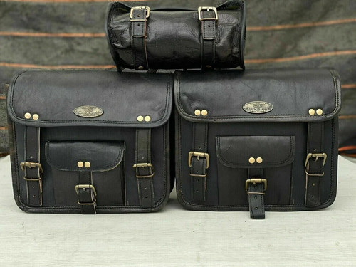 Handmade black leather - handmade,