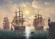 Harbour Sailboats Sun Oil