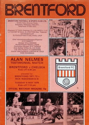 Brentford chelsea 1977 1978 - brentford,