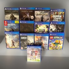 PS4 Games Bundle x13 - Dark Souls -Ghost of Tsushima - Grand theft auto - GW2