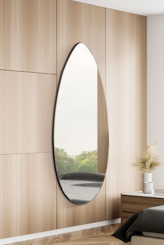 Large frameless tear drop wall - tear,