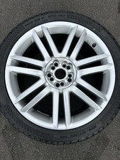 Replica Audi S3 A3 8P 7 Double Spoke 18” Inch Alloy Wheel With Silver Finish