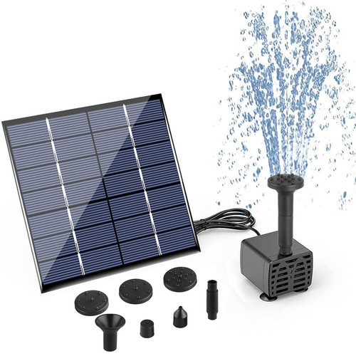 Solar power fountain - solar,