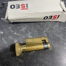 Iseo Brass Thumburn Euro Profile Cylinder 55mm 10/45 Brand New 