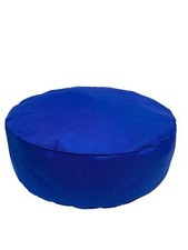 100% Polyester Beanbag Round Slab Blue RRP:£79.99