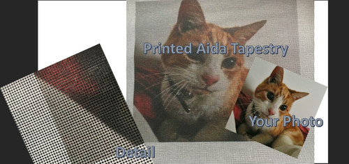 Create needlepoint tapestry - a,