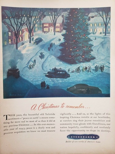 Vintage 1945 studebaker - vintage, print