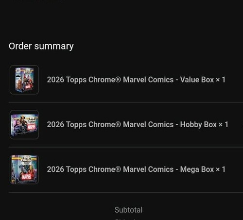 2026 topps chrome marvel - topps,