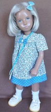 A 4 PIECE BLUE  FLOWER DRESS