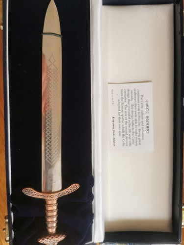 Celtic sword miniature - celtic,