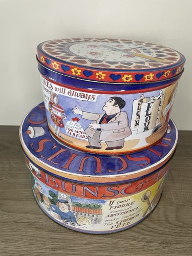 Matthew rice vintage cake tins - matthew,