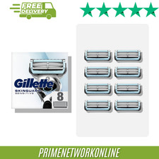 Gillette Skinguard Sensitive Razor Blades 8 XL Pack Refills 100% BRAND NEW ⭐⭐⭐⭐⭐