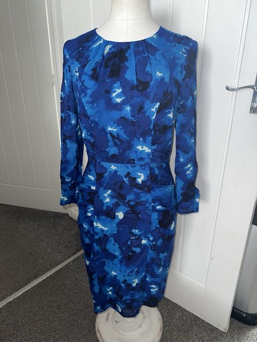 Whistles blue mosaic print