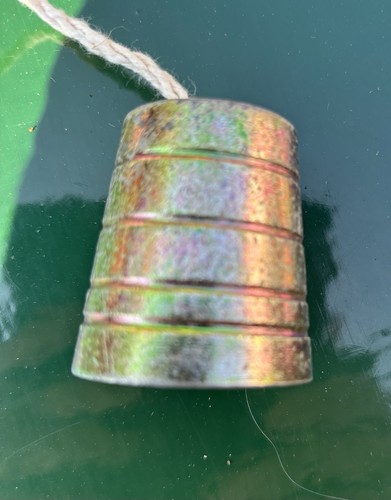 Large metal plumb bob - metal,