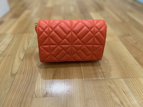 Zara orange quilted shoulder - orange,