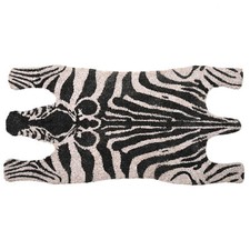 Large Faux Zebra Skin Coir
