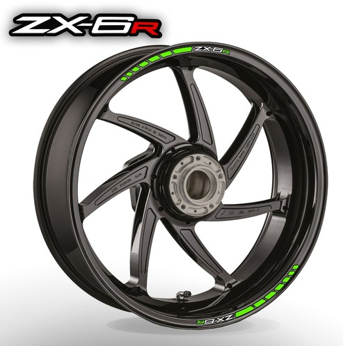 Zx6r wheel rim stickers decals - wheel,