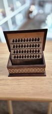Vintage 1950s Inlaid  Cigarette Storage Box 