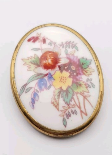 Royal worcester brooch 1940s - royal,