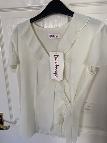 Ladies cream top size - cream, 10