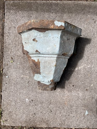 Antique cast iron gutter - iron,