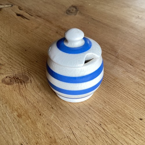 Vintage cornishware mustard