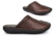 Mens Leather Slippers Outdoor