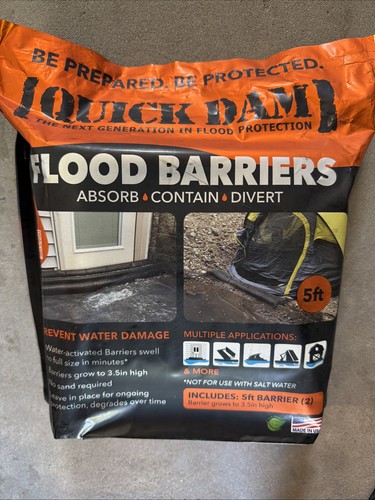 Quick dam flood barriers - flood,