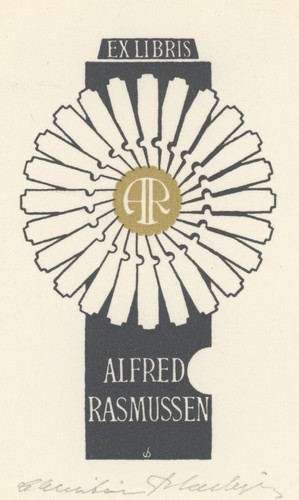 Christian blaesbjerg exlibris - blaesbjerg,