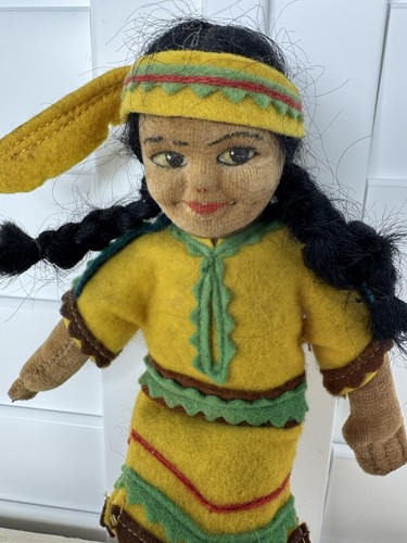 Cloth doll native american - cloth,