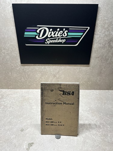 Bsa instruction manual - instruction,
