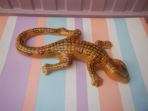 Vintage ceramic lizard ghecko - ceramic, lizard/ghecko