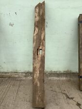 7`11" Long Old Solid English Oak Reclaimed Seasoned Fireplace Beam Post