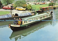 D149657 Holiday Cruiser Barbie Passing Working Boat Ely. E. T. W. Dennis. Canal