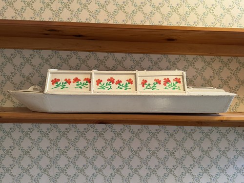 Large vintage balsa wood model - large,