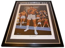 MUHAMMAD ALI SIGNED & FRAMED