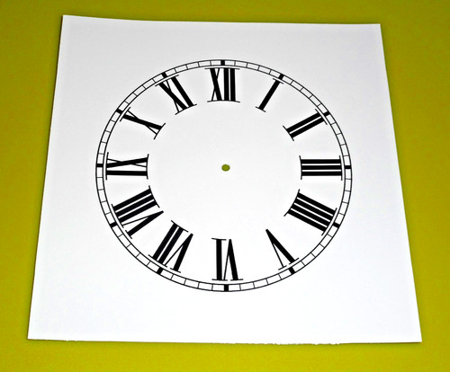 Clock dial face paper - clock,