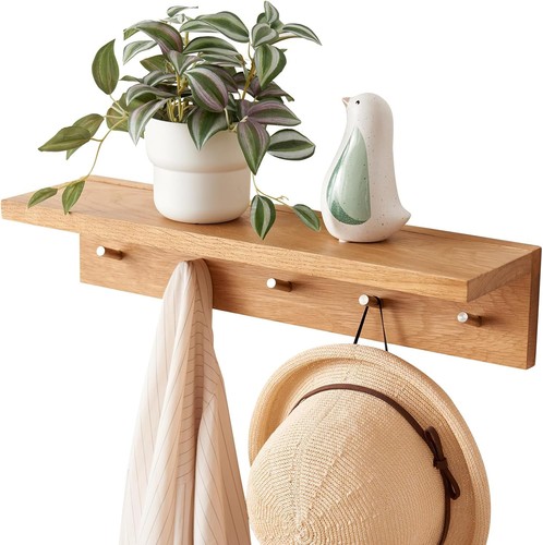 Solid oak wood wall mounted - wall,