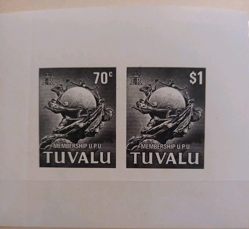 Tuvalu upu imperf souvenir - tuvalu,