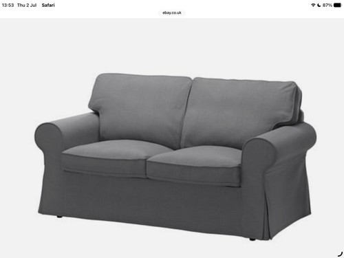 Ikea ektorp two seater sofa - seater,