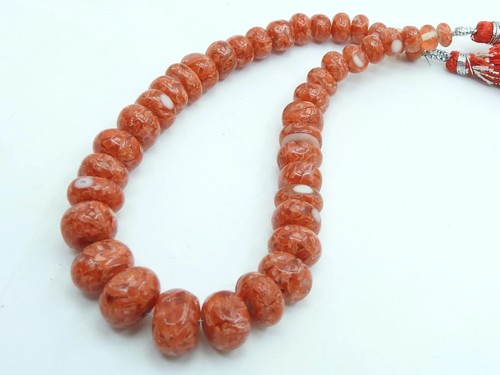 Natural red coral - red,