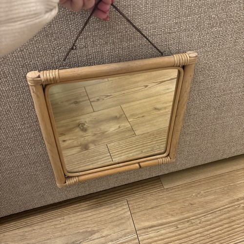 Vintage square cane bamboo - vintage,