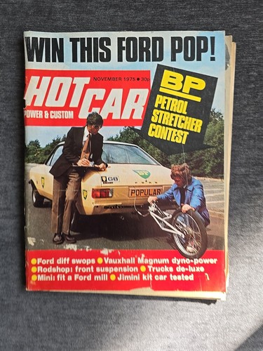 Hot car magazine november - hot, 1975